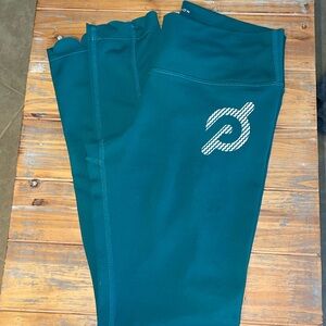 Jade green peloton leggings